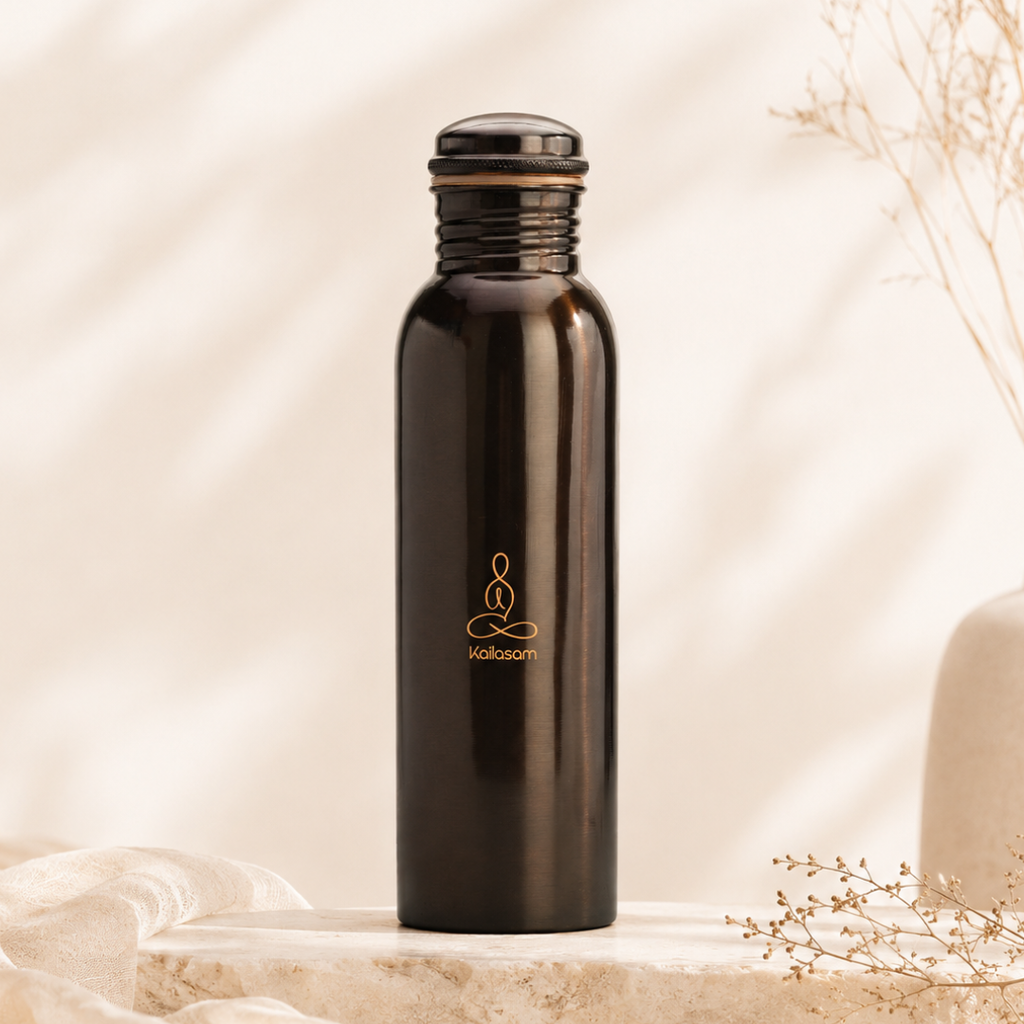 Zen Pure Copper Water Bottle 950 ml