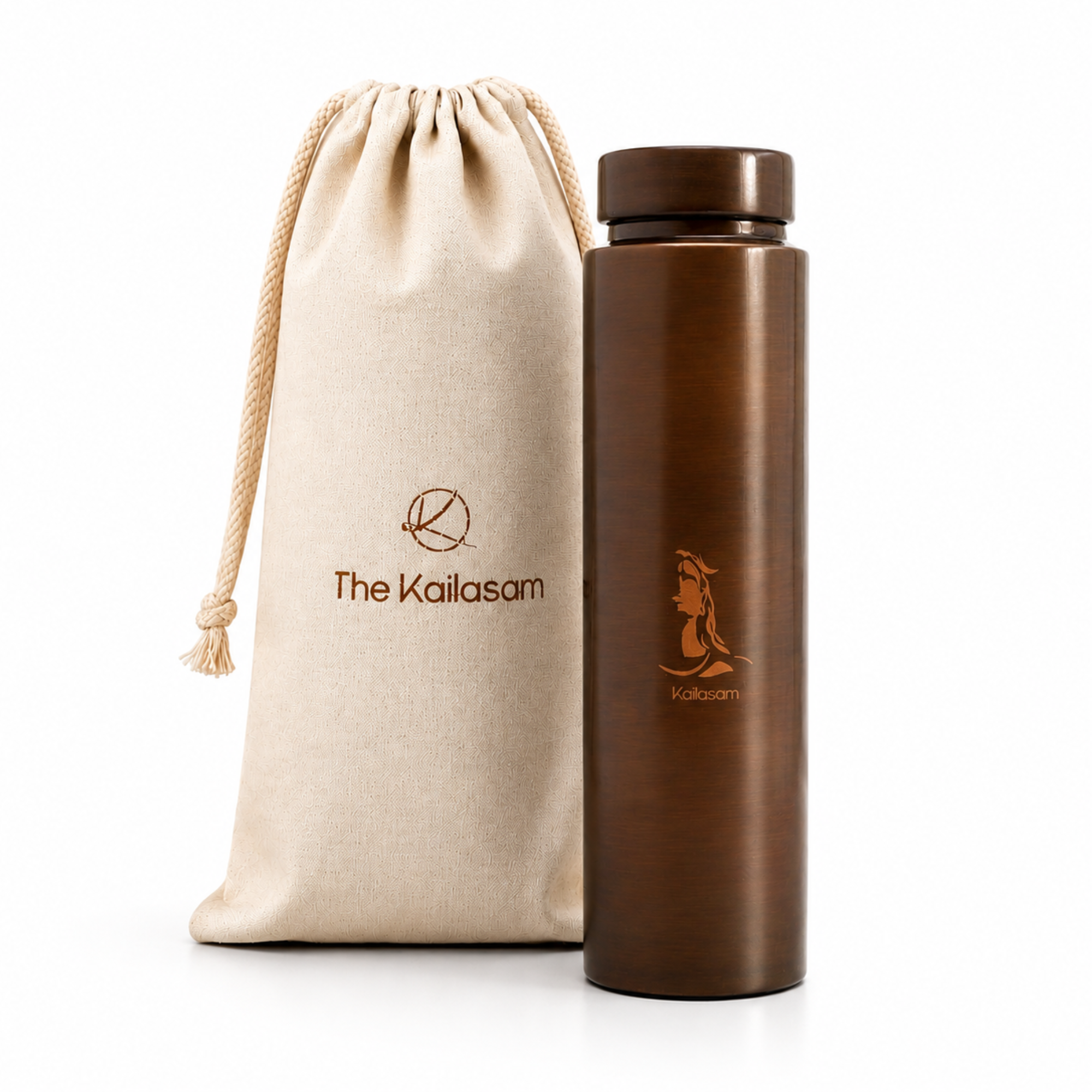 Pure Copper Water Bottle Adiyogi 850 ml