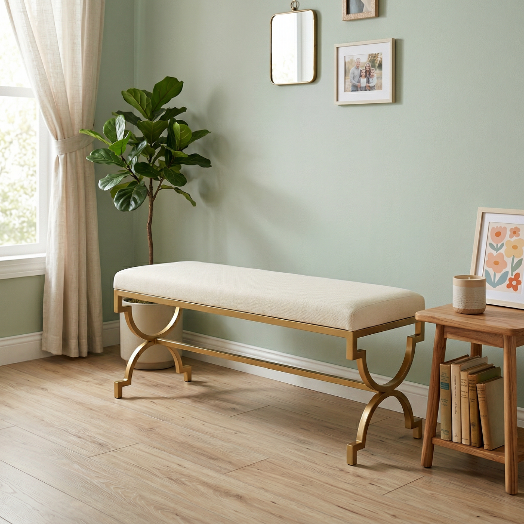Golden Retreat Bench