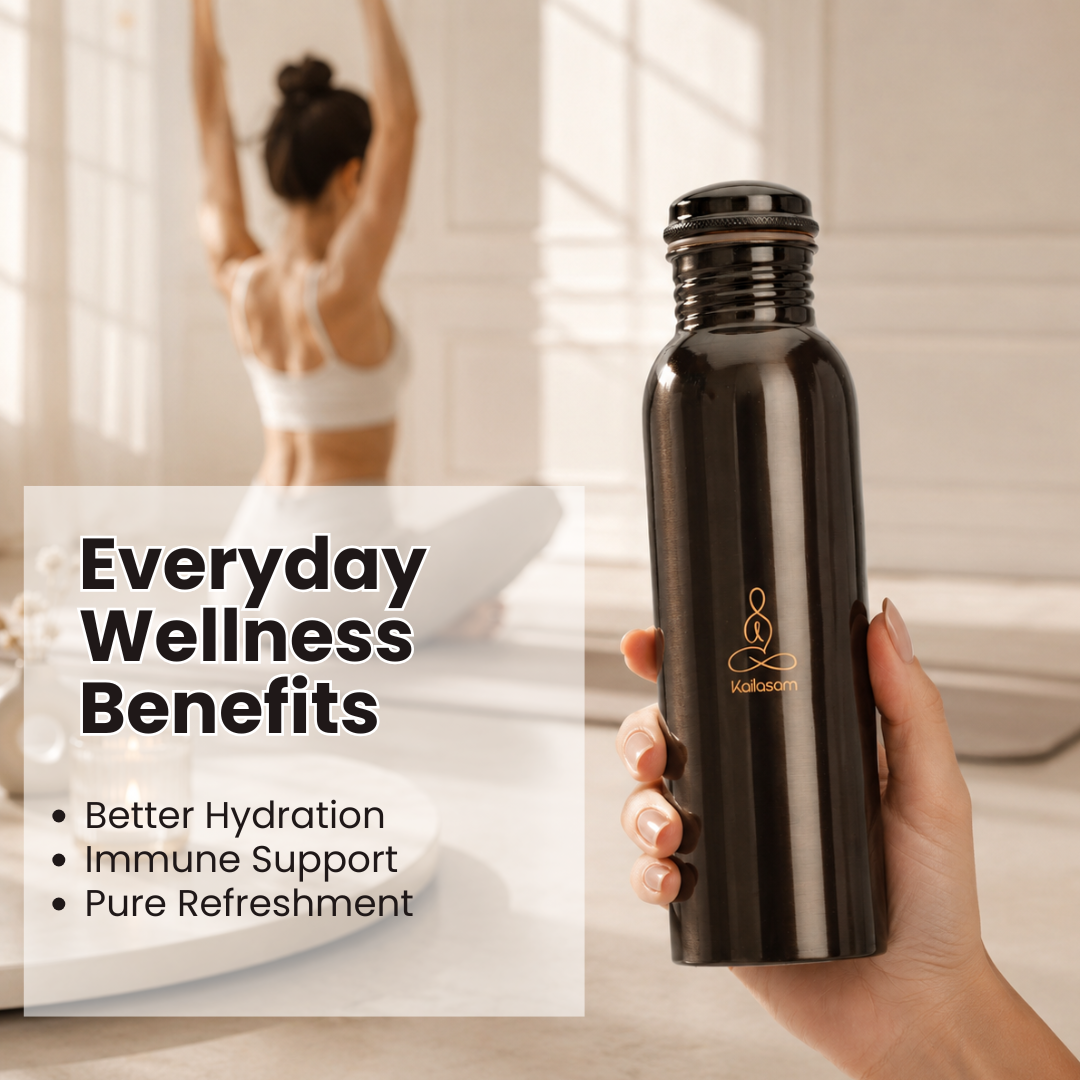 Zen Pure Copper Water Bottle 950 ml