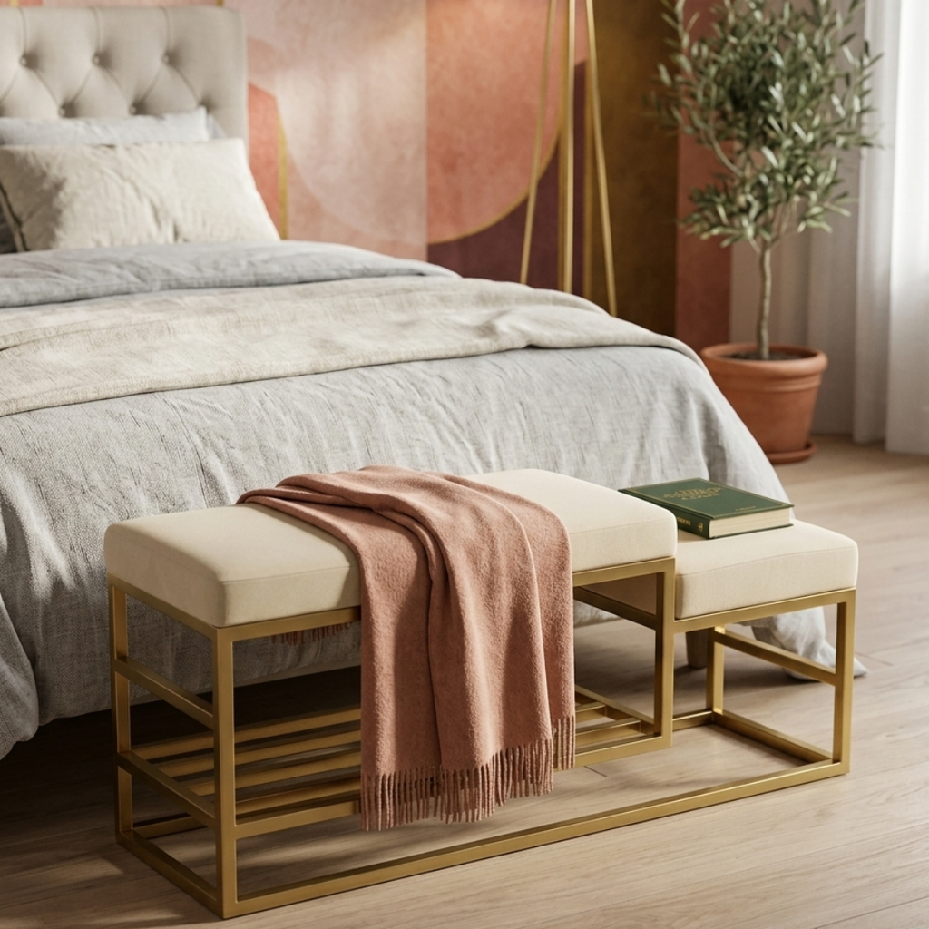 Plush Comfort Bench