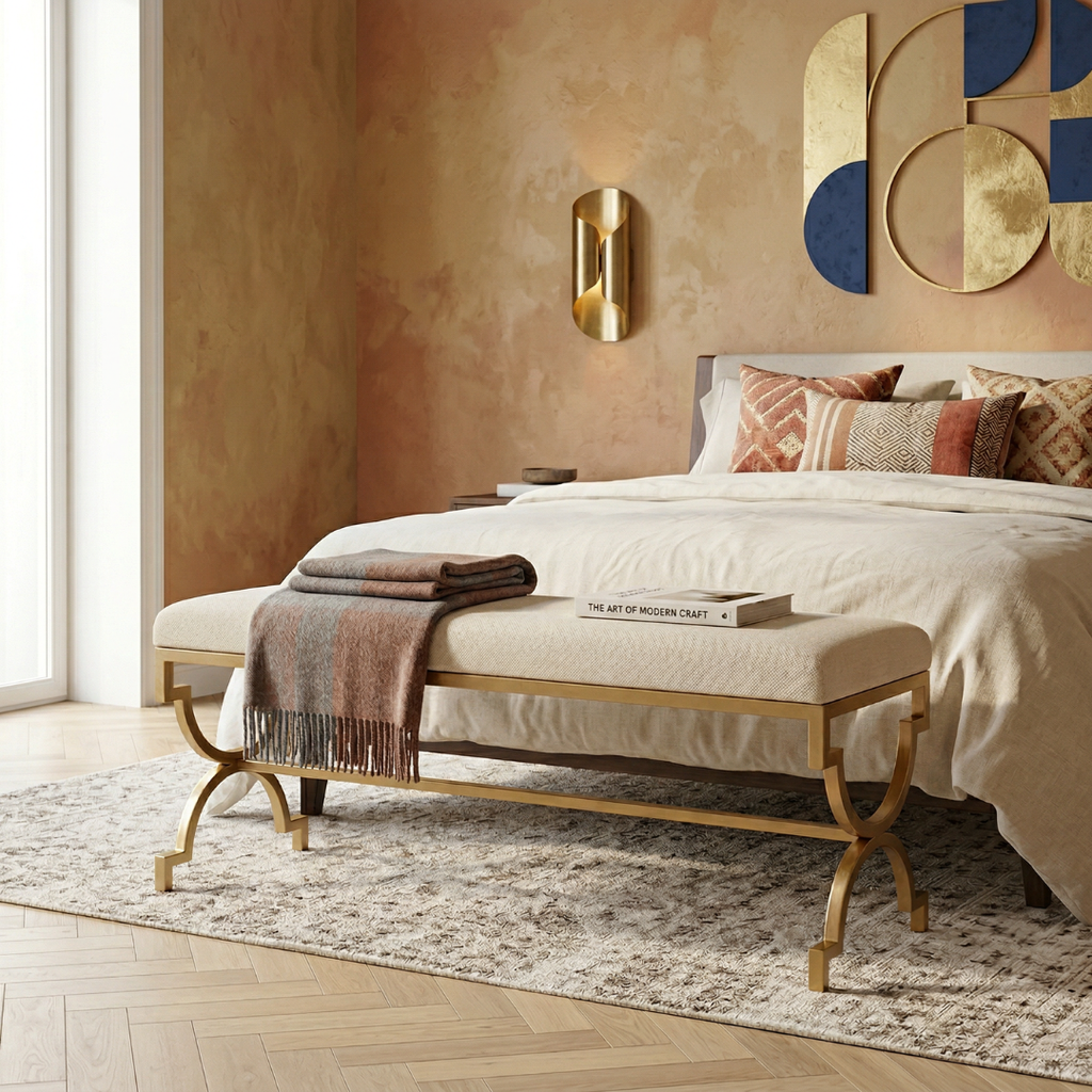 Golden Retreat Bench