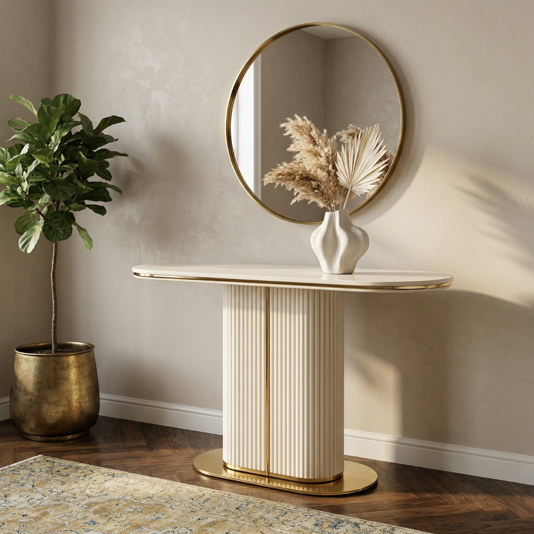Elysian Fluted Console Table