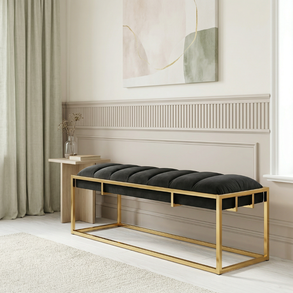 Metal Modern Comfort Bench