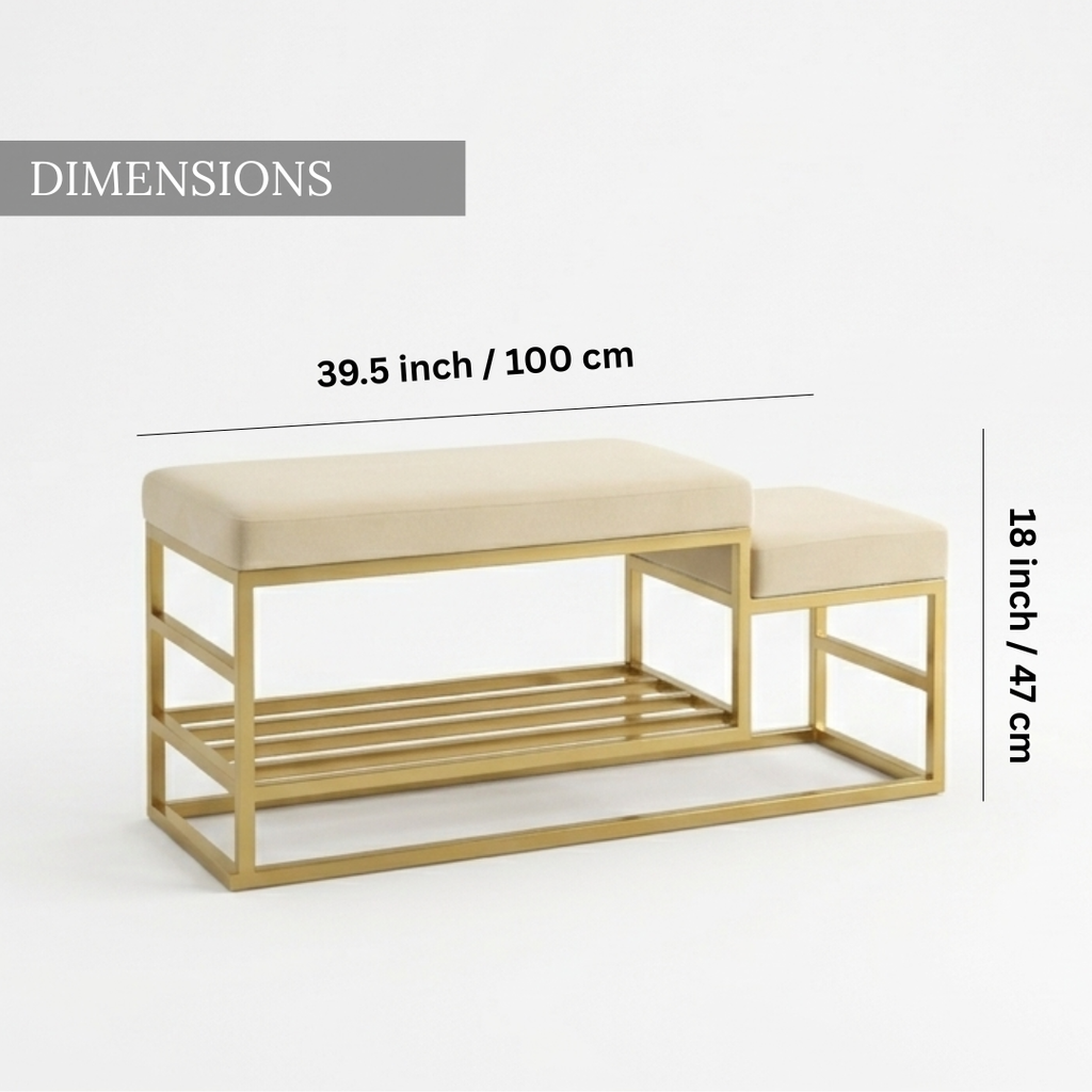 Plush Comfort Bench