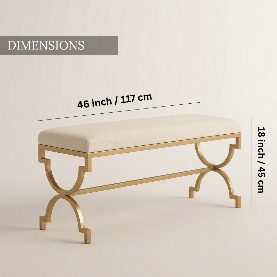Golden Retreat Bench