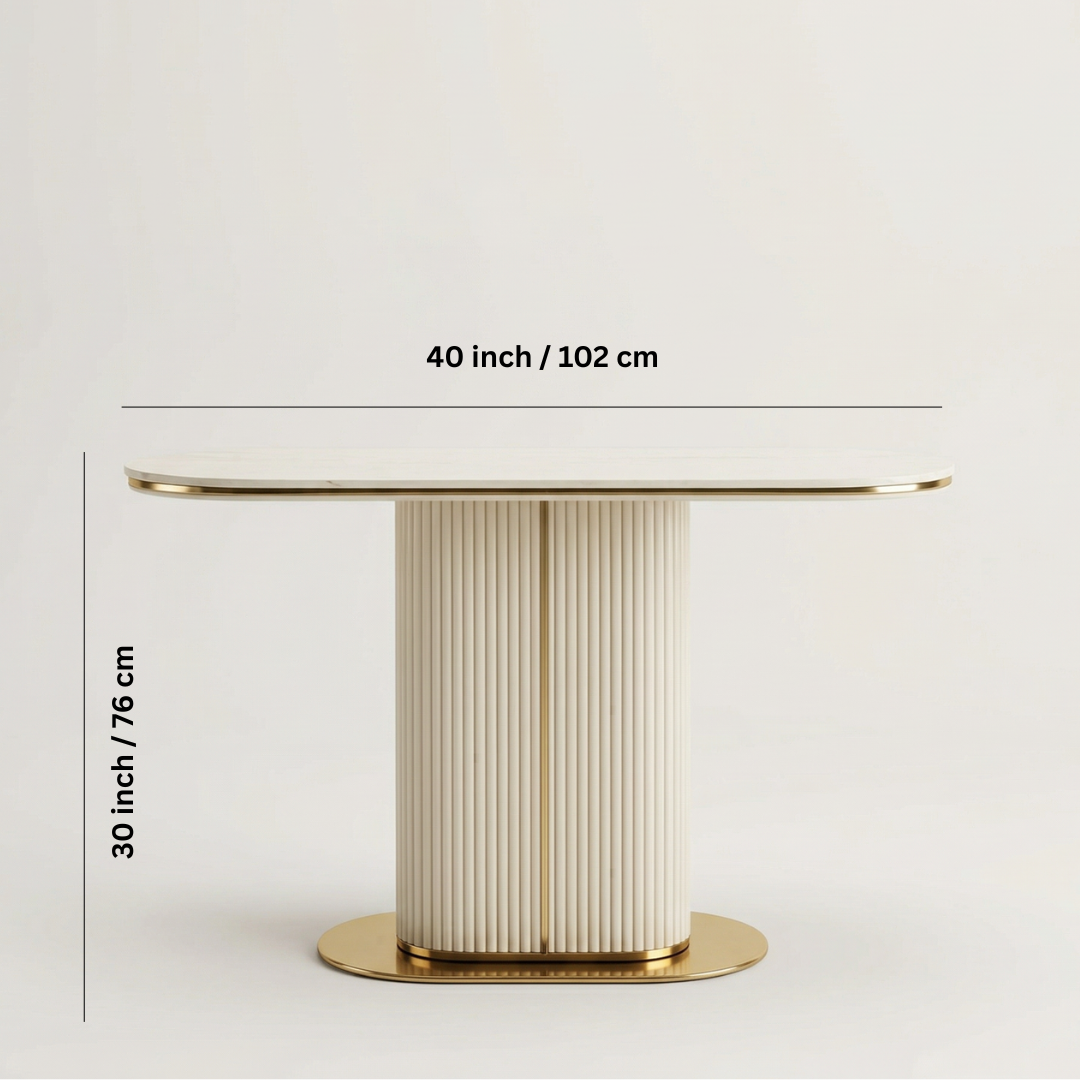 Elysian Fluted Console Table