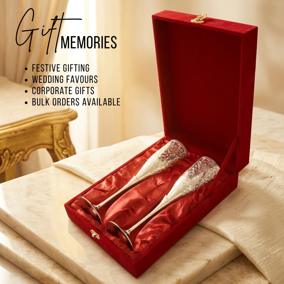 Brass Flutes Set German Silver Coated