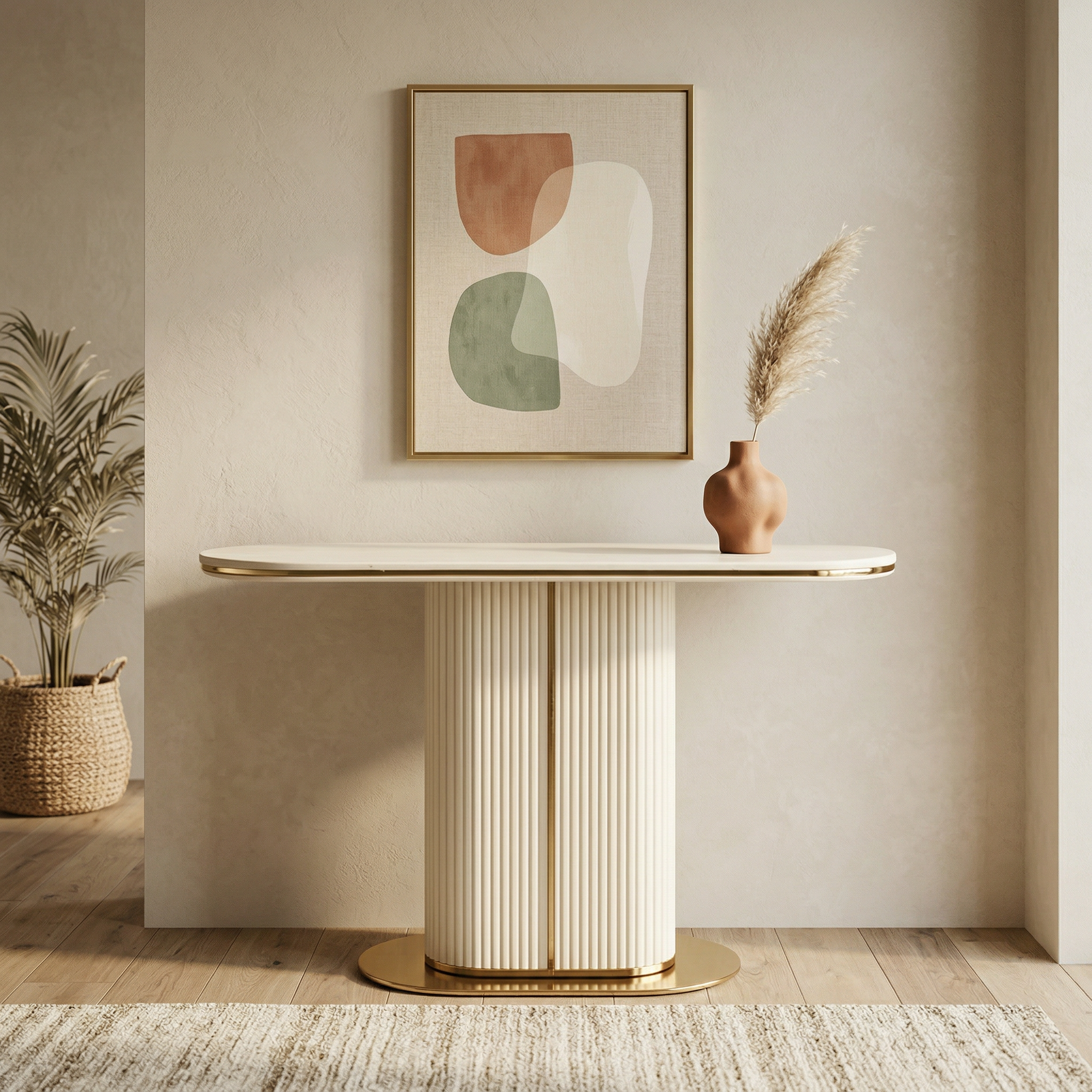 Elysian Fluted Console Table