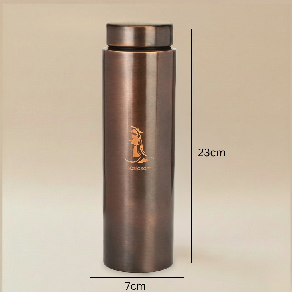 The Kailasam Adiyogi Copper Water Bottle