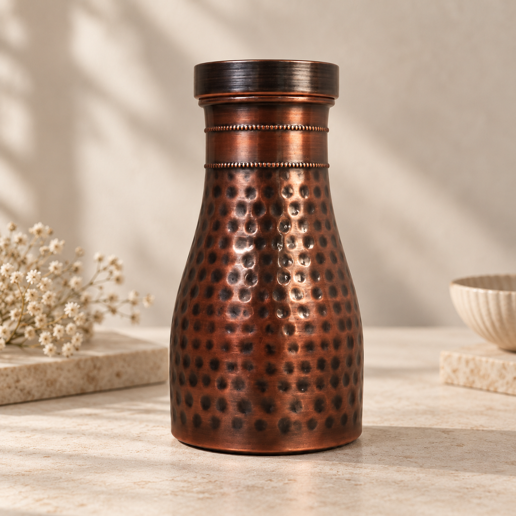 Antique Pure Copper Sugar Pot 950ml