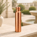 Hammered Pure Copper Water Bottle 950ml