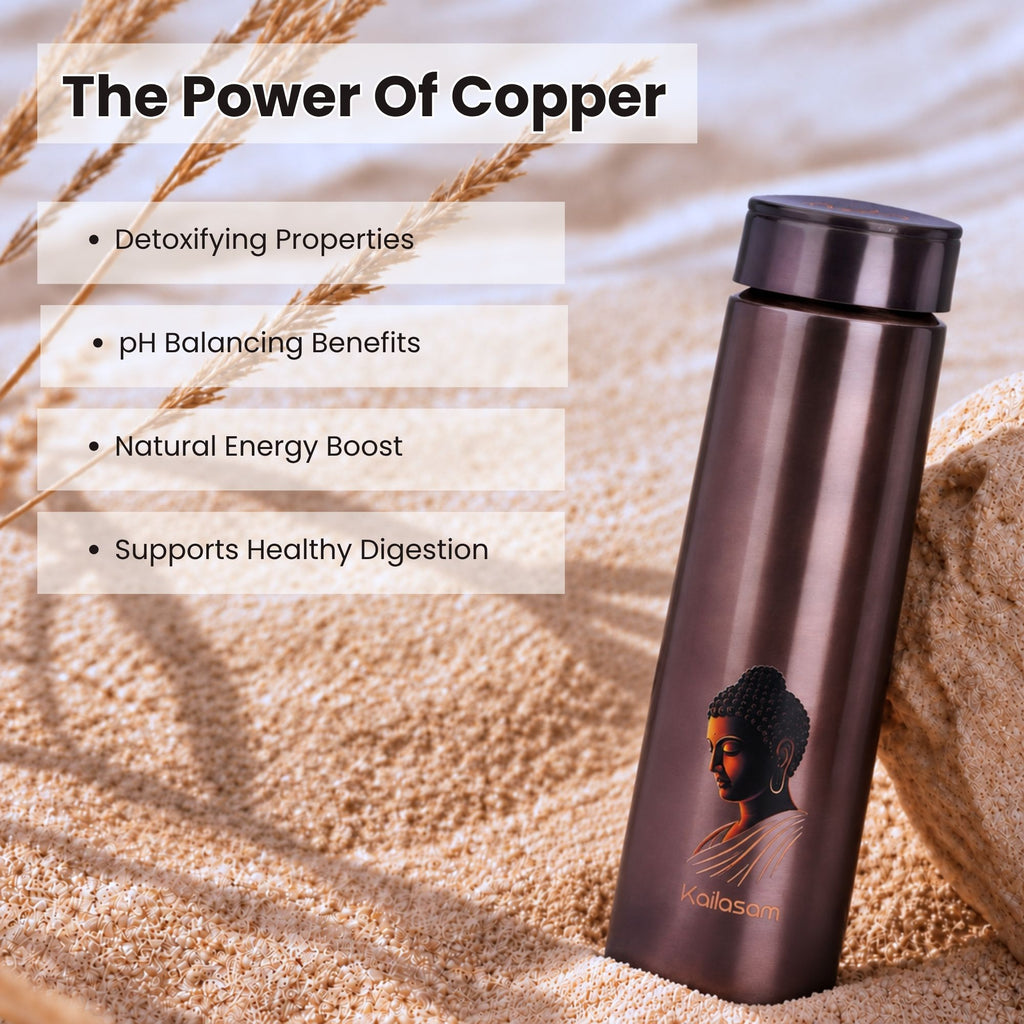 Nirvana Pure Copper Water Bottle 1L