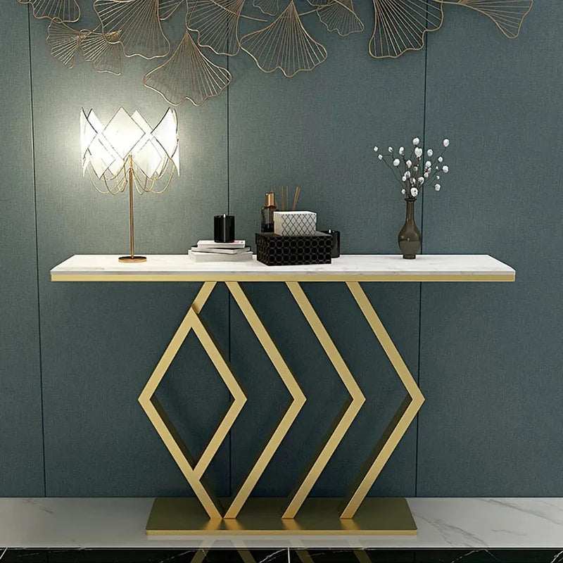 Auric Prism Console Table