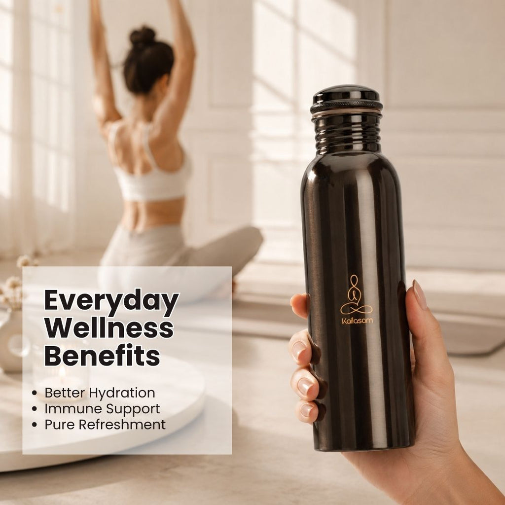 Zen Pure Copper Water Bottle 950ml